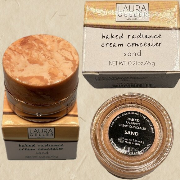 Laura Geller Other - Laura Geller Baked Radiance Hydrating Reducing Dark Circles Cream Concealer-Sand